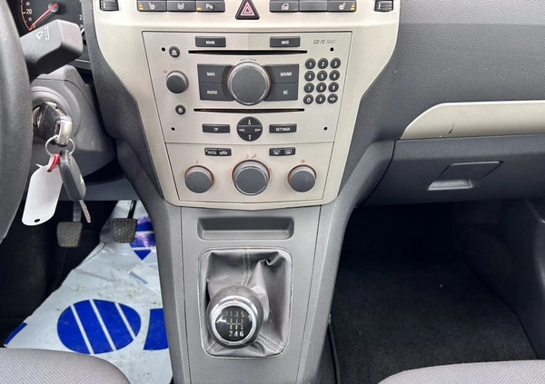 Opel Zafira cena 18900 przebieg: 234000, rok produkcji 2008 z Bystrzyca Kłodzka małe 497